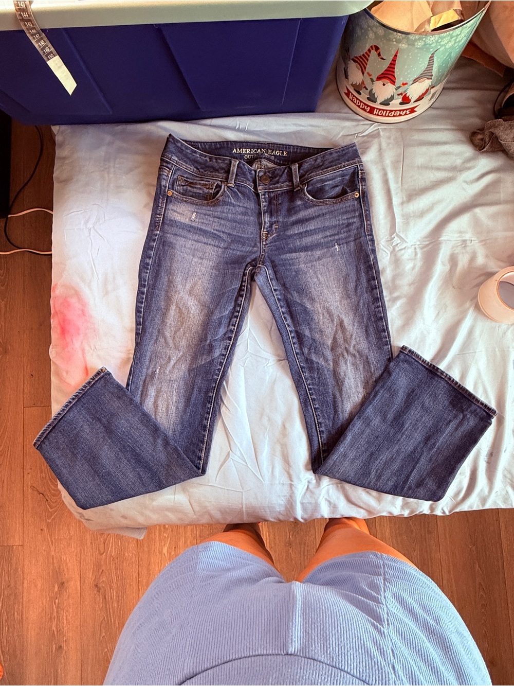 American Eagle Outfitters Women's Bootcut Blue Denim Jeans